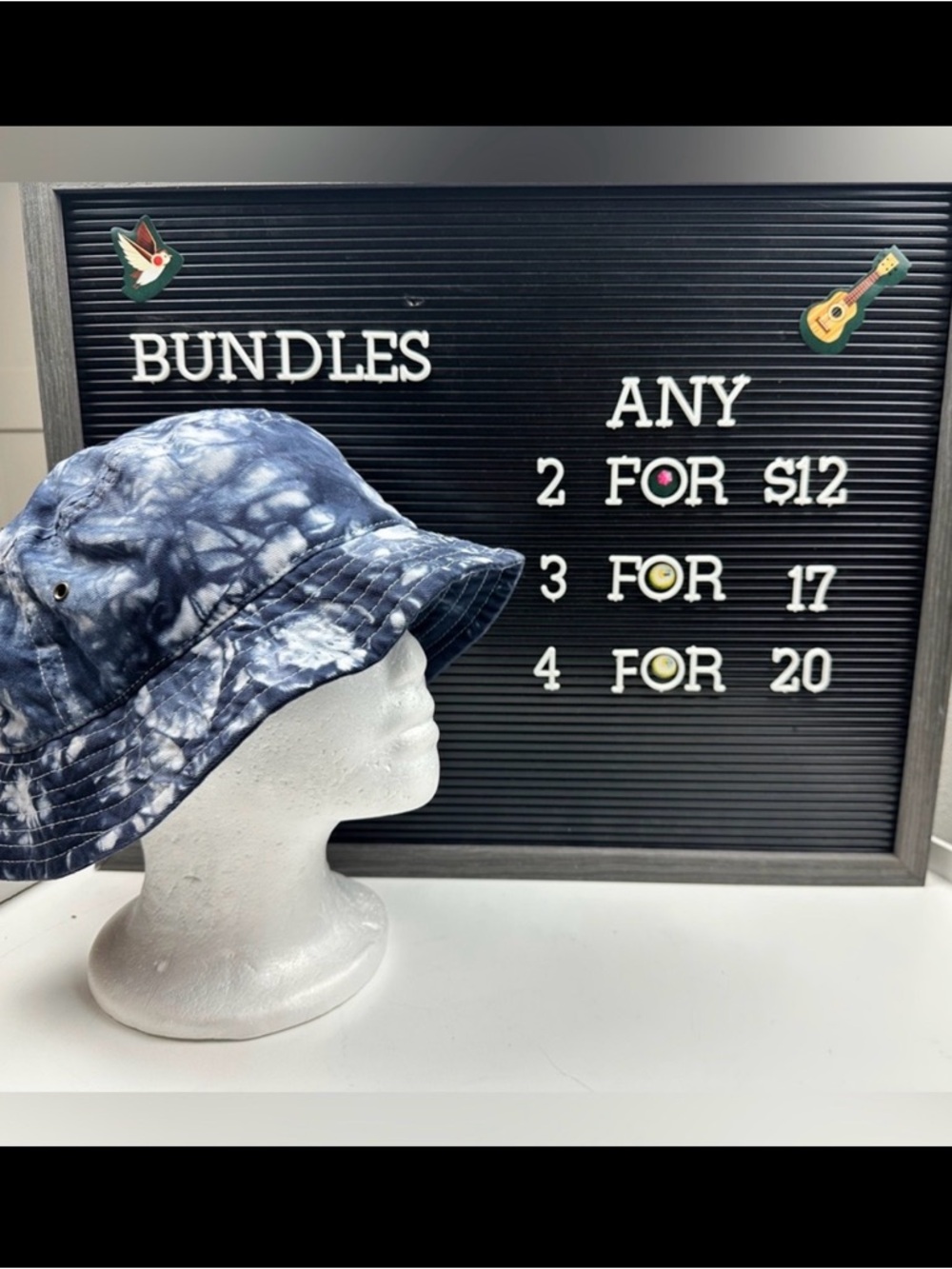 %100 Cotton Tie Dye Bucket Hat (Bundle eligible)
